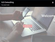 Tablet Screenshot of ilg-consulting.com
